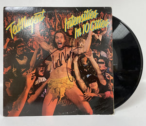 Ted Nugent Signed Autographed "Intensities in 10 Cities" Record Album - COA Matching Holograms