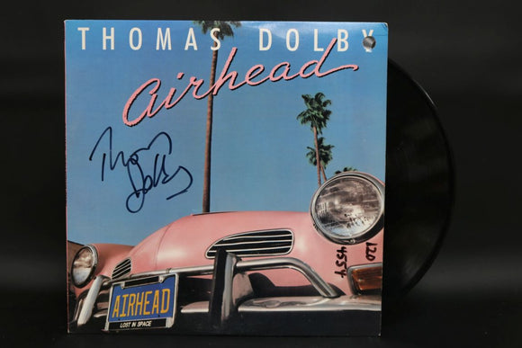 Thomas Dolby Signed Autographed 'Airhead' Record Album - COA Matching Holograms