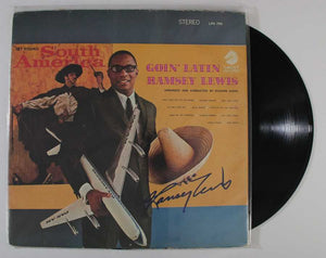 Ramsey Lewis Signed Autographed "Goin' Latin" Record Album - COA Matching Holograms