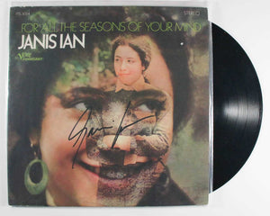 Janis Ian Signed Autographed "For All the Seasons of Your Mind Record Album - COA Matching Holograms