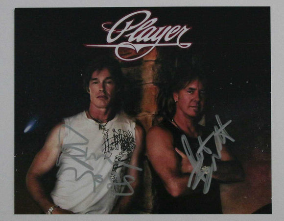 Peter Beckett & Ronn Moss Signed Autographed 'Player' Glossy 8x10 Photo - COA Matching Holograms