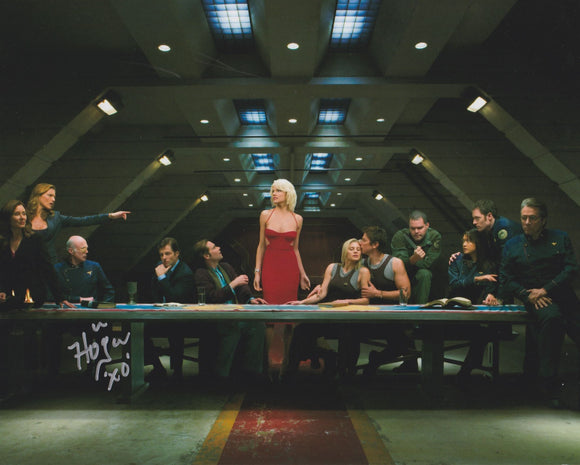 Michael Hogan Signed Autographed 'Battlestar Galactica' Glossy 8x10 Photo - COA Matching Holograms