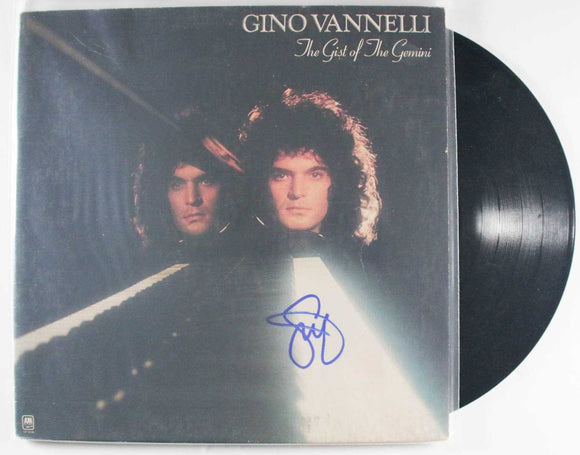 Gino Vannelli Signed Autographed 'The Gift of the Gemini' Record Album - COA Matching Holograms