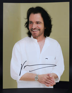 Yanni Signed Autographed Glossy 11x14 Photo - COA Matching Holograms