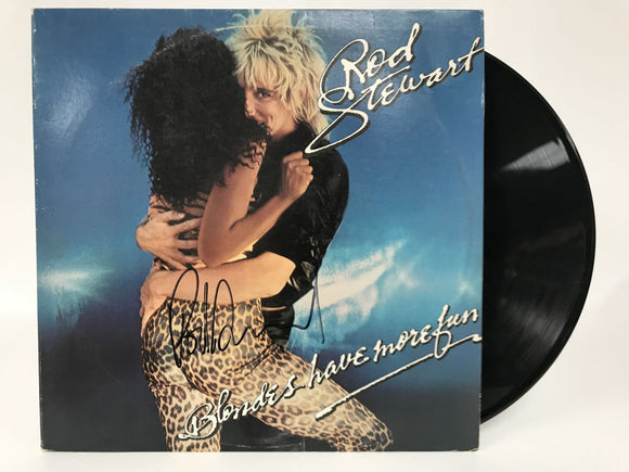 Rod Stewart Signed Autographed 'Blondes Have More Fun' Record Album - COA Matching Holograms