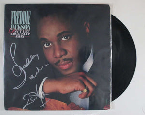Freddie Jackson Signed Autographed "Don't Let Love Slip Away" Record Album - COA Matching Holograms