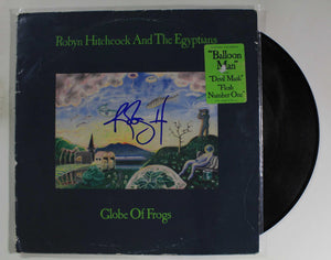Robyn Hitchcock Signed Autographed "Invisible Hitchcock" Record Album - COA Matching Holograms
