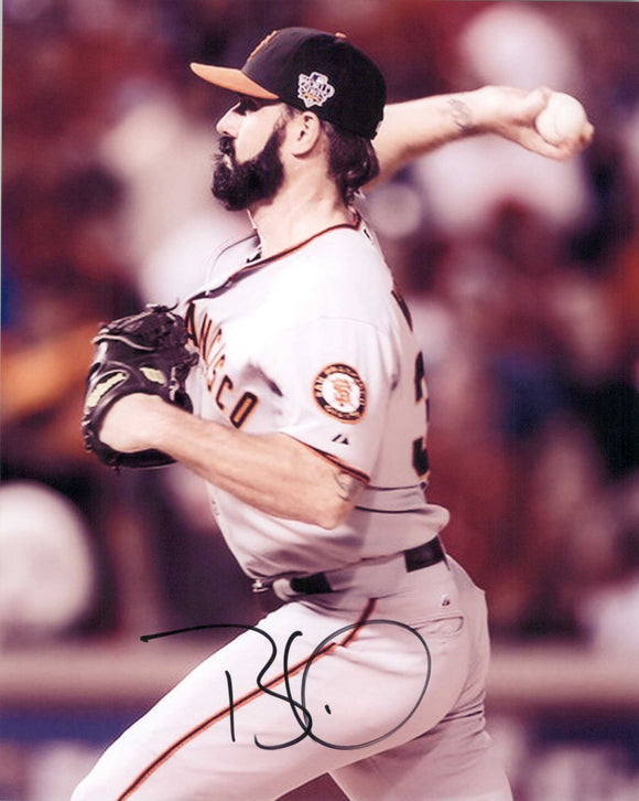 Brian Wilson Signed Autographed Glossy 8x10 Photo San Francisco Giants - COA Matching Holograms