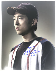Steven Yeun Signed Autographed "The Walking Dead" Glossy 11x14 Photo - COA Matching Holograms