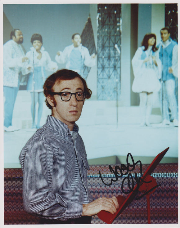 Woody Allen Signed Autographed Glossy 8x10 Photo - COA Matching Holograms