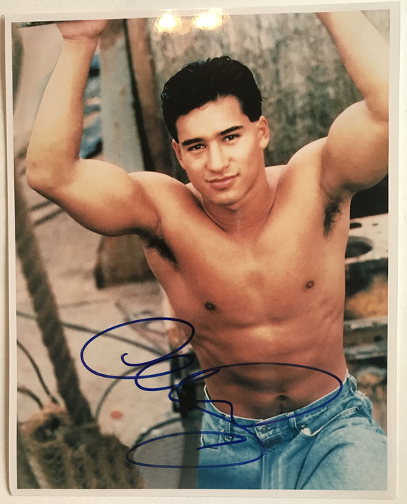 Mario Lopez Signed Autographed Glossy 8x10 Photo - COA Matching Holograms