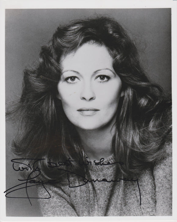 Faye Dunaway Signed Autographed Glossy 8x10 Photo - COA Matching Holograms