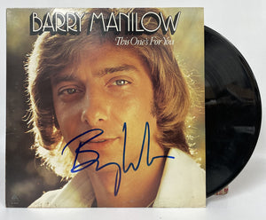 Barry Manilow Signed Autographed "This One's For You" Record Album - COA Matching Holograms