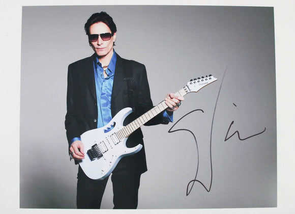 Steve Vai Signed Autographed Glossy 11x14 Photo - COA Matching Holograms
