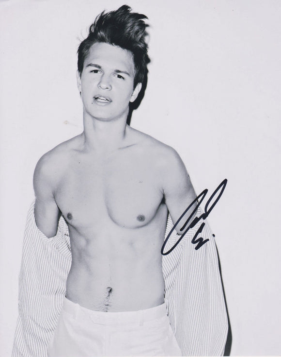 Ansel Elgort Signed Autographed Glossy 8x10 Photo - COA Matching Holograms