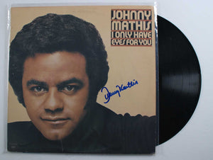 Johnny Mathis Signed Autographed 'I Only Have Eyes For You' Record Album - COA Matching Holograms