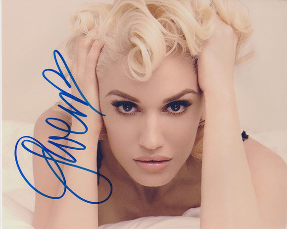Gwen Stefani Signed Autographed Glossy 8x10 Photo - COA Matching Holograms