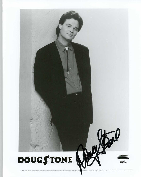 Doug Stone Signed Autographed Glossy 8x10 Photo - COA Matching Holograms