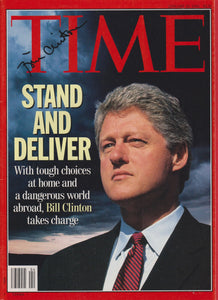 Bill Clinton Signed Autographed Complete "Time" Magazine - COA Matching Holograms