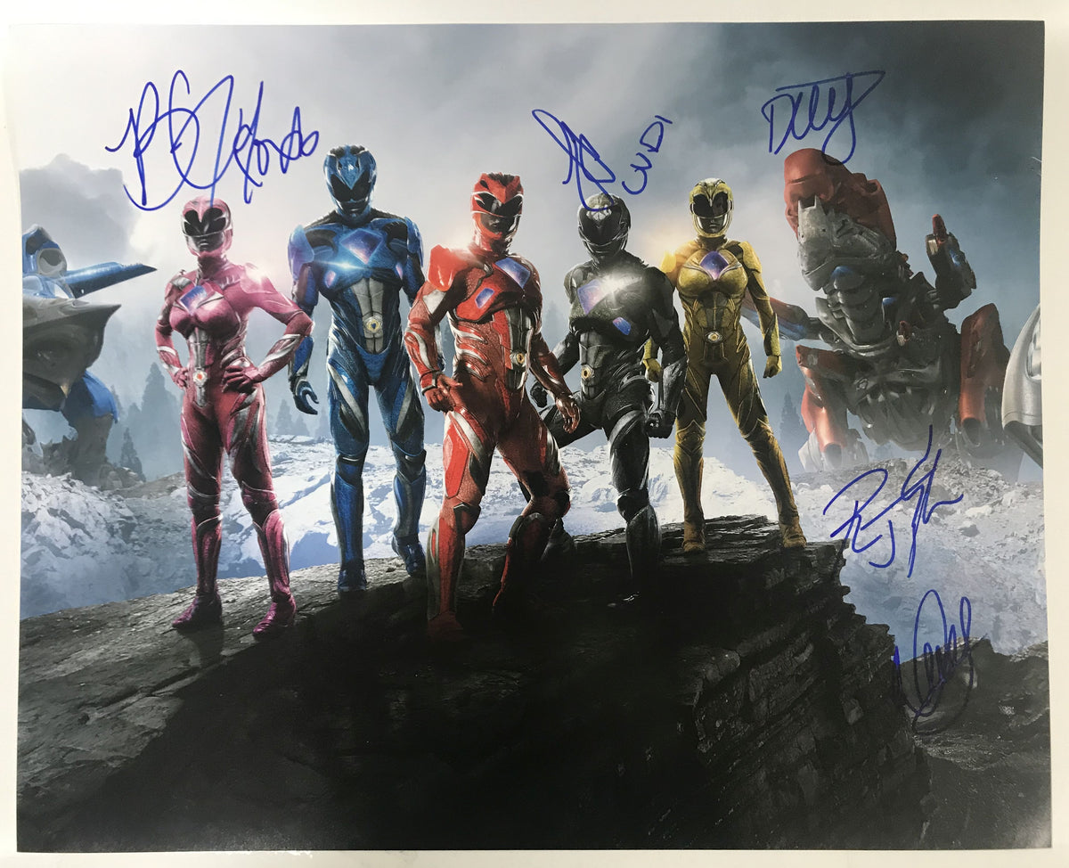 The Power Rangers Cast Signed Autographed Glossy 16x20 Photo - COA Mat ...