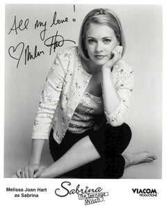 Melissa Joan Hart Signed Autographed "Sabrina the Teenage Witch" Glossy 8x10 Photo - COA Matching Holograms