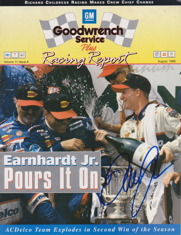 Dale Earnhardt, Jr. Signed Autographed Complete 1998 