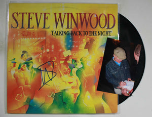 Steve Winwood Signed Autographed "Talking Back to the Night" Record Album - COA Matching Holograms