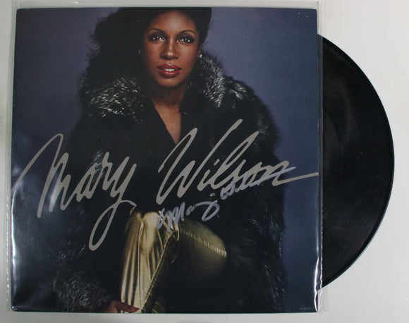 Mary Wilson Signed Autographed 