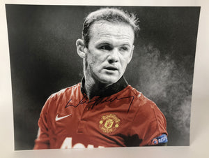 Wayne Rooney Signed Autographed Glossy 11x14 Photo Manchester United - COA Matching Holograms