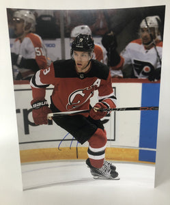 Taylor Hall Signed Autographed Glossy 11x14 Photo New Jersey Devils - COA Matching Holograms