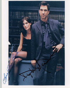 Dylan McDermott & Lara Flynn Boyle Signed Autographed "The Practice" Glossy 8x10 Photo - COA Matching Holograms