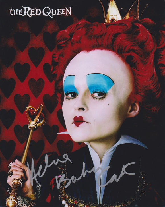 Helena Bonham-Carter Signed Autographed 'Alice in Wonderland' Glossy 8x10 Photo - COA Matching Holograms
