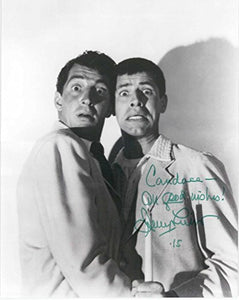 Jerry Lewis Signed Autographed Glossy 8x10 Photo 'To Candace' - COA Matching Holograms