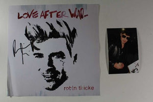 Robin Thicke Autographed "Love After War" 12x12 Promo Flat - COA Matching Holograms