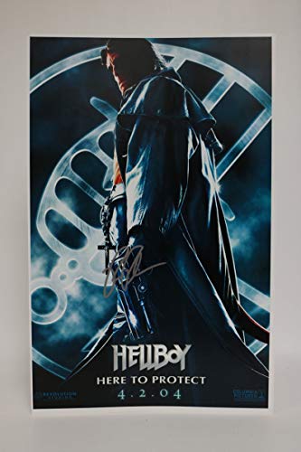 Ron Perlman Signed Autographed 'Hellboy' Glossy 11x17 Movie Poster - COA Matching Holograms