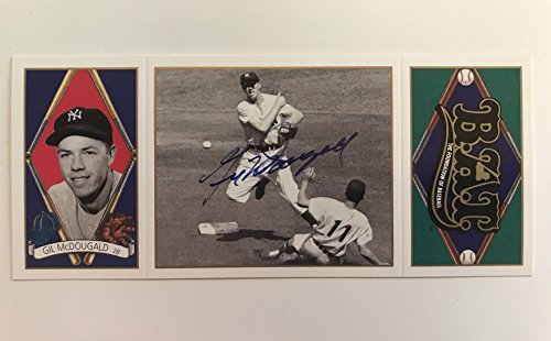 Gil McDougald (d. 2010) Signed Autographed 1993 Upper Deck B.A.T. Baseball Card - New York Yankees