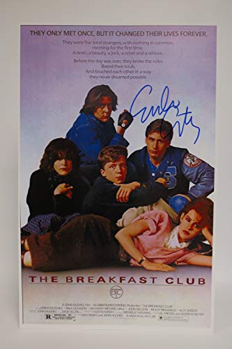 Emilio Estevez Signed Autographed 'The Mighty Ducks' Glossy 11x17 Movie Poster - COA Matching Holograms