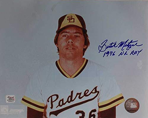 Butch Metzger Signed Autographed '1976 NL ROY' Glossy 8x10 Photo San Diego Padres - COA Matching Holograms