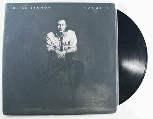 Julian Lennon Signed Autographed 'Valotte' Record Album - COA Matching Holograms