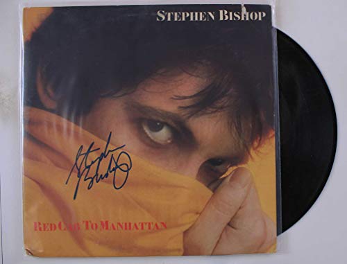 Stephen Bishop Signed Autographed 'Red Cab to Manhattan' Record Album - COA Matching Holograms