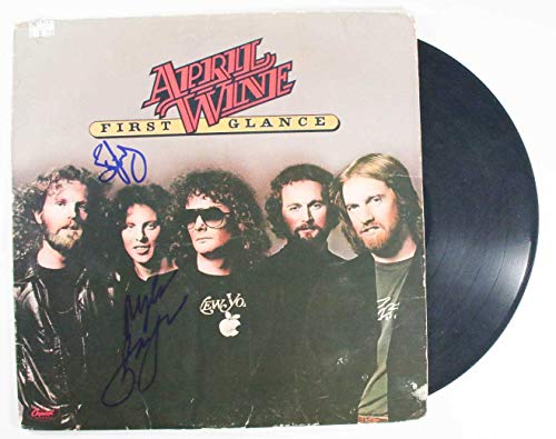 Myles Goodwyn & Brian Greenway Signed Autographed 'April Wine' Record Album - COA Matching Holograms