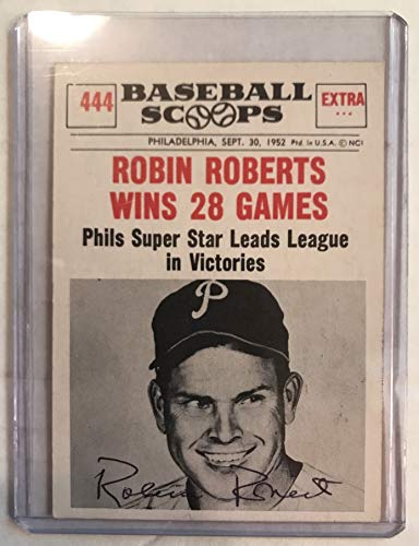 Robin Roberts (d. 2010) Signed Autographed 1961 Nu Cards Scoops Baseball Card - Philadelphia Phillies
