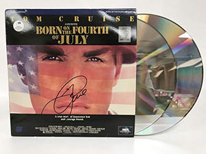 Tom Cruise Signed Autographed 'Born on the Fourth of July' LaserDisc Movie - COA Matching Holograms
