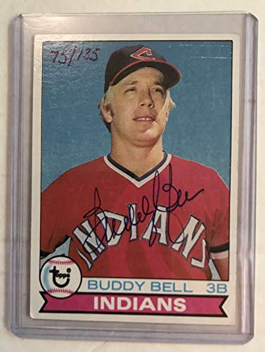 Buddy Bell Signed Autographed 1979 Topps Baseball Card - Topps Certified Auto #75/135