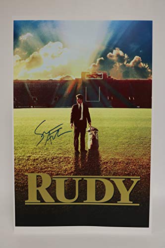 Sean Astin Signed Autographed 'Rudy' Glossy 11x17 Movie Poster - COA Matching Holograms
