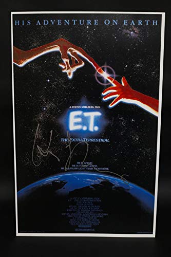 Henry Thomas Signed Autographed 'E.T.' Glossy 11x17 Movie Poster - COA Matching Holograms