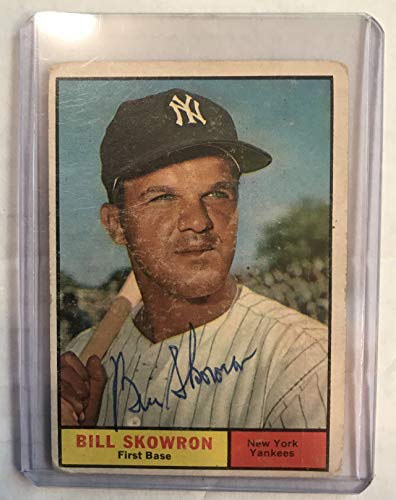 Bill Skowron (d. 2012) Signed Autographed 1961 Topps Baseball Card - New York Yankees