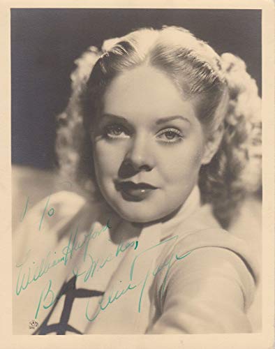 Alice Faye (d. 1998) Signed Autographed Vintage 5x7 Photo - COA Matching Holograms