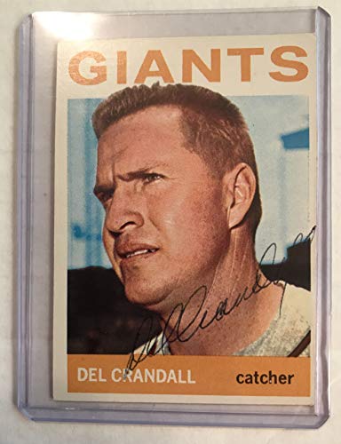 Del Crandall Signed Autographed 1964 Topps Baseball Card - San Francisco Giants