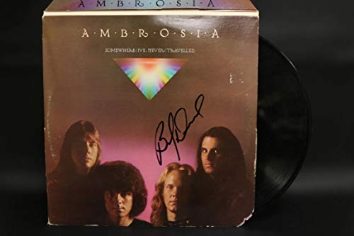 Burleigh Drummond Signed Autographed 'Ambrosia' Record Album - COA Matching Holograms